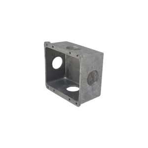 Caixinha Piso 4x4 Alumínio Baixa 3/4'' 4 Saídas