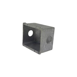 Caixinha Piso 4x4 Alumínio Alta 3/4'' 4 Saídas