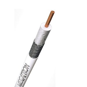 Fio Coaxial Rgc06 Branco 67% Megatron 100mt