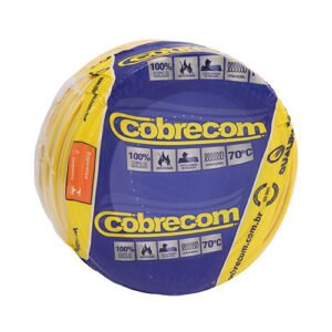 Fio Cabo Auto (Cabinho) Cobrecom 2.50 Amarelo