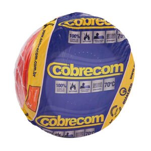 Fio Cabo Auto Cobrecom 2.50 Vermelho