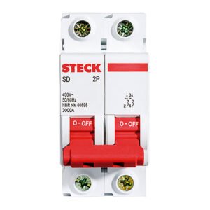Disjuntor Steck Din Bip 50a Sd62 C 3ka