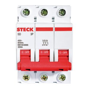 Disjuntor Steck Din Trip 50a Sd63 C 3ka