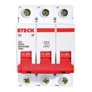 Disjuntor Steck Din Trip 63a Sd63 C 3ka
