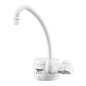 Torneira Elétrica Lorenzett Easy Bica Móvel 220V Branco 1/4 de Volta