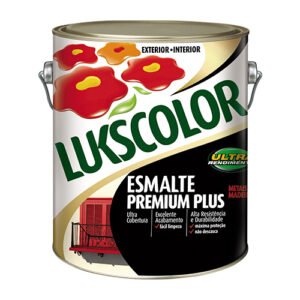 Esmalte Galão Sintético Premium Lukscolor Branco Fosco