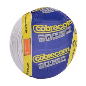 Fio Cabo Auto (Cabinho) Cobrecom 2.50 Branco