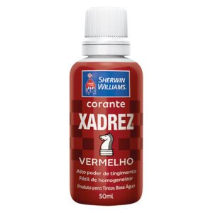 Corante Xadrez 50ml Vermelho (com 12 unidades)