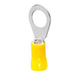 Terminal Pré Isolado Olhal 4,0-6,0 Amarelo F8,4 (com 100 unidades) (com 100 unidades)