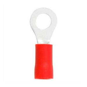 Terminal Pré Isolado Olhal 10 Vermelho F8,4 (com 100 unidades) (com 100 unidades)