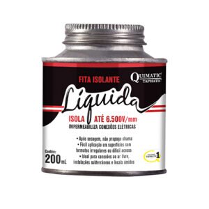 Fita Isolante Liquida 200ml Preto Quimatic